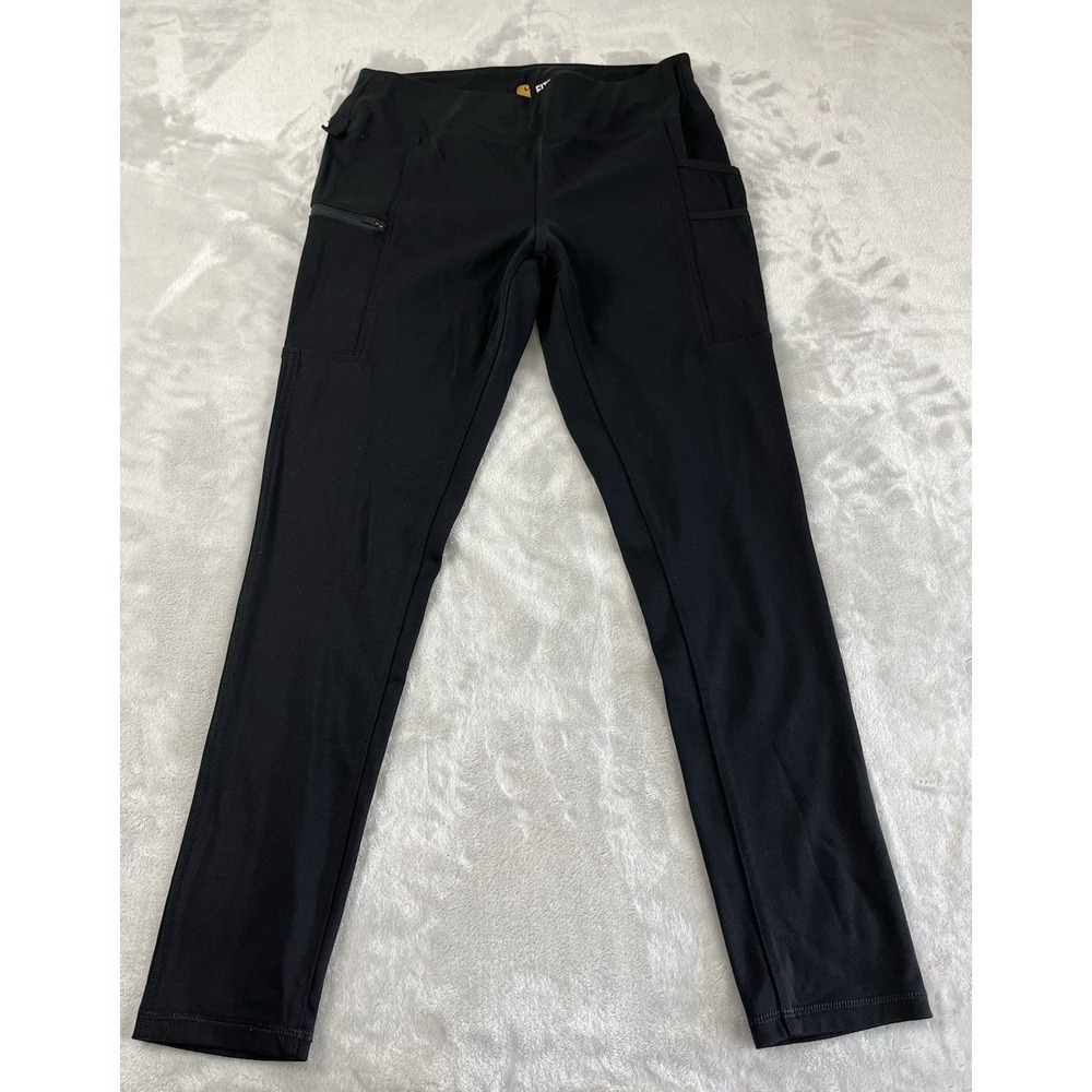 Carhartt Force Legging Women Small Black Fitted Rugged Flex Lightweight Pants